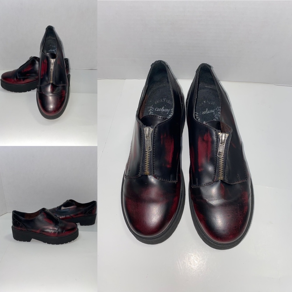 Coolway Red Brown Mocasín For Women